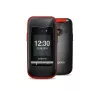 Emporia ONE V200i Schwarz/Rot (2025) – Seniorenfreundliches Mobiltelefon mit SOS-Taste, Ladestation und großen beleuchteten Tasten