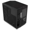 HYTE Y70 Touch Black Mid Tower Gehäuse mit Panorama-Temperglas und 14,1 Zoll Touchscreen, ATX/E-ATX, vertikaler GPU-Halterung
