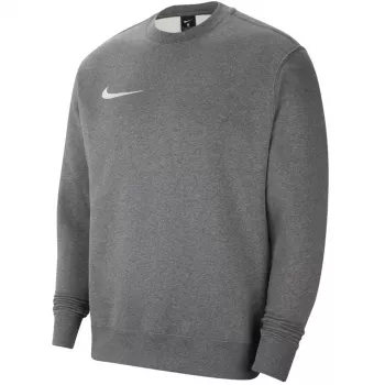 Nike Park 20 Fleece Crew Sweatshirt Dunkelgrau Melange Weiß Swoosh S