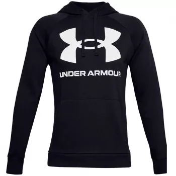 Under Armour Herren Rival Fleece Big Logo HD Sweatshirt Schwarz 1357093 001