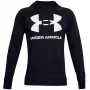 Under Armour Herren Rival Fleece Big Logo HD Sweatshirt Schwarz 1357093 001