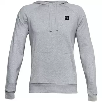 Herren Under Armour Rival Fleece Hoodie Pitch Gray/Black