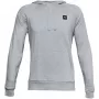 Herren Under Armour Rival Fleece Hoodie Pitch Gray/Black