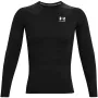 Under Armour HeatGear Armour Comp LS Herren-Kompressions-T-Shirt Schwarz L