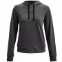 Under Armour Herren Rival Terry Hoodie Graphite Medium Heather / Schwarz 1369855-010