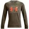 Under Armour UA Rival Terry Logo Crew Herren-Sweatshirt Waldgrün