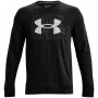 Under Armour UA Rival Terry Logo Crew Herren-Sweatshirt Schwarz 1370391 001