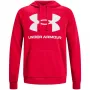 Under Armour Herren Rival Fleece Big Logo Hoodie Rot