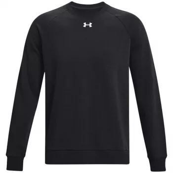 Under Armour Herren Rival Fleece Crewneck Sweatshirt Schwarz