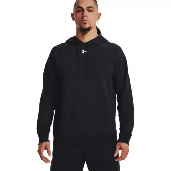 Under Armour Herren Rival Fleece Hoodie Schwarz 2XL