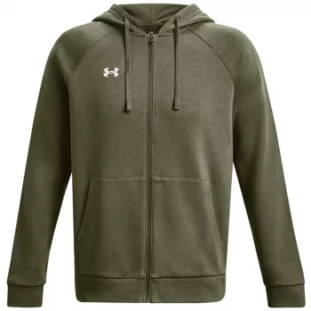 Under Armour Herren Rival Fleece Full-Zip Hoodie Khaki 1379767 390