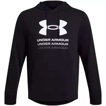 Under Armour UA Rival Terry Grafik Kapuzenpullover Schwarz 1386047 001