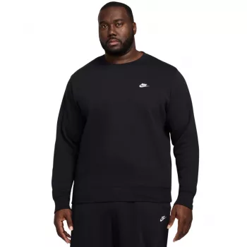 Nike Club BB Herren Crewneck Sweatshirt Schwarz FN3886-010 Größe L