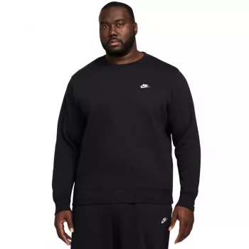 Nike Club Fleece Herren-Pullover-Hoodie Schwarz XL