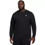 Nike Club Fleece Herren-Pullover-Hoodie Schwarz XL
