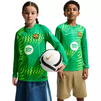 Nike FC Barcelona Stadion Torwart Kinder-Fußballtrikot 2026/27 Grün II3610 324 XL