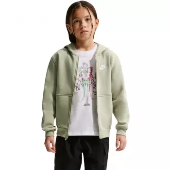 Nike Sportswear Club Fleece Kinder-Sweatshirt Hellgrün FD3004-304 M