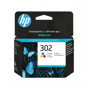 HP 302 Original-Tintenpatrone, dreifarbig (Cyan, Magenta, Gelb) - Standardertrag