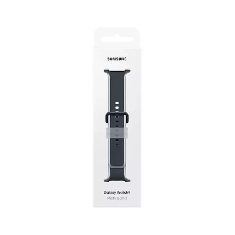 Samsung Misty Band (M/L) für Galaxy Watch9 (Watch8) - Schwarzes Fluorelastomer-Smartwatch-Armband