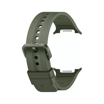 Samsung Sport Band S/M Olive für Galaxy Watch9, Watch8, Watch6, Watch5, Watch4 – Fluoroelastomer, Dornschließe, 130-190 mm