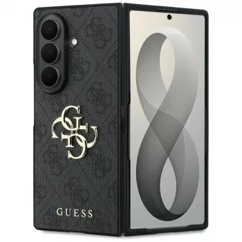 GUESS Big 4G Logo Hülle für Samsung Galaxy Z Fold 8 Ultra - Schwarz