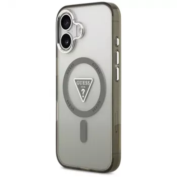 GUESS IML Gradient Triangle Logo MagSafe-Hülle für iPhone 17 - Khaki