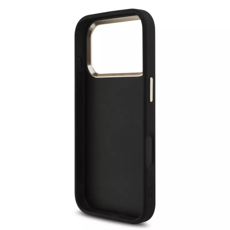 GUESS 4G Big Logo Classic Hard Case für iPhone 17 Pro / 18 Pro - Schwarz & Gold