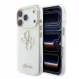 GUESS 4G Script Metal Schutzhülle für iPhone 18 Pro Max / 17 Pro Max - Weiß