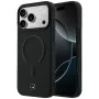 Mercedes Leder 3D MagSafe Hülle für iPhone 18 Pro Max / 17 Pro Max - Schwarz