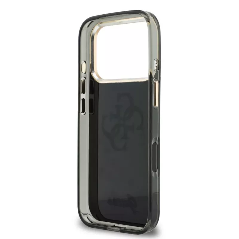 GUESS IML 4G Script Metal Case für iPhone 18 Pro Max / 17 Pro Max - Schwarz