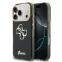 GUESS IML 4G Script Metal Case für iPhone 18 Pro Max / 17 Pro Max - Schwarz