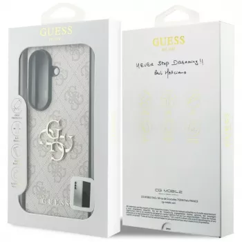 Guess Big 4G Logo PU-Hülle für Samsung Galaxy Z Fold 8 Ultra – Pink
