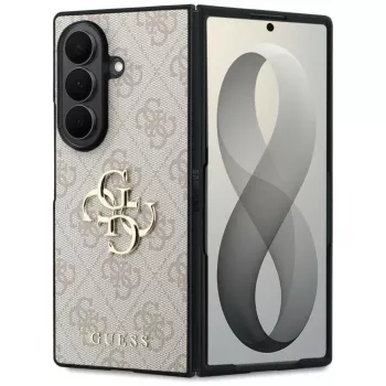 Guess Big 4G Logo PU-Hülle für Samsung Galaxy Z Fold 8 Ultra – Pink