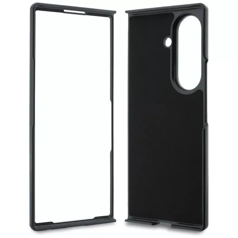 Karl Lagerfeld Saffiano Karl & Choupette Pin-Hülle für Samsung Galaxy Z Fold 8 Ultra - Schwarz