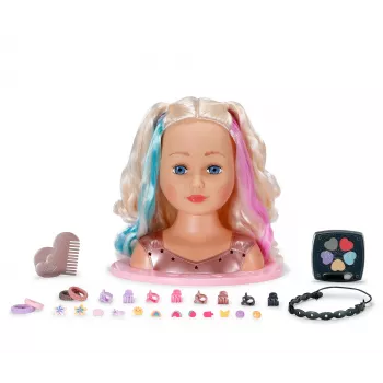 BABY born Styling Head Rainbow, Make-up & Haar-Styling-Kopf