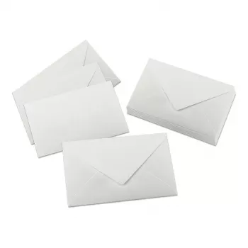 Sigel DU701 C6 weiße Papierumschläge, 24er-Pack, selbstklebend, 80 g/m², für Laser- und Inkjetdrucker geeignet