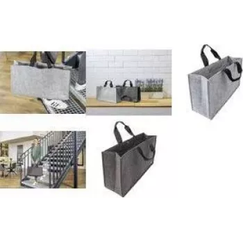 SIGEL BA431 Desk Sharing Bag Basic L Hellgrau Kunstfilz