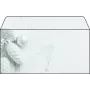 SIGEL DU132 Weihnachts-Geschenkumschlag Grau/Silber, 115 x 165 mm, 90 g/m², 50 Stück