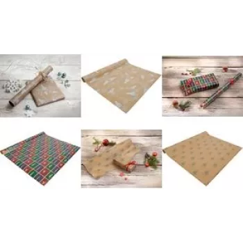 SIGEL GP120 Geschenkpapierrolle – Eisbär-Design, 5 m x 70 cm, mehrfarbig, 80 g/m²