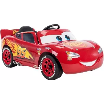 Huffy Cars McQueen Elektrisches Ride-On-Auto, 7,2 V Lithium-Ionen, Rot