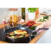 Tefal Daily Cook G7132S55 Edelstahl Bratpfannen-Set 24/28 cm, Titan-Antihaftbeschichtung, Induktion, Thermo-Signal