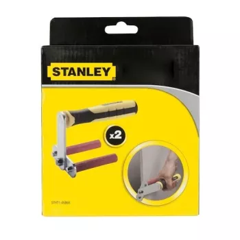 Stanley ST-STHT1-05868 Schwerlast-Gipskartonträger, 80 kg Tragfähigkeit, Einhandbedienung, Gelb/Schwarz
