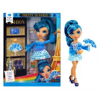MGA ENTERTAINMENT Rainbow High Pretty in Paris Modepuppe – Skyler