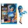 Rainbow High Pretty in Paris Modepuppe - Skyler, voll beweglich, 2 Outfits, blaue Haare, ab 6 Jahren