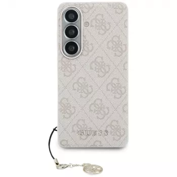 GUESS 4G Classic Logo Charm MagSafe-Hülle für Samsung Galaxy S26 - Pink