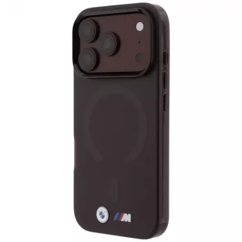 BMW M IML Frosted Metal Logo & Trims MagSafe-Hülle für iPhone 18 Pro Max / 17 Pro Max - Burgundy