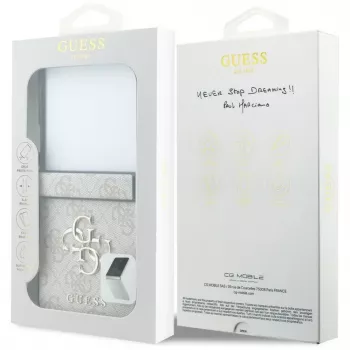 GUESS 4G Big Logo Hard Case für Samsung Galaxy Z Flip5 - Pink
