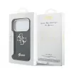 GUESS IML 4G Script Metal Hülle für iPhone 18 Pro / 17 Pro - Schwarz