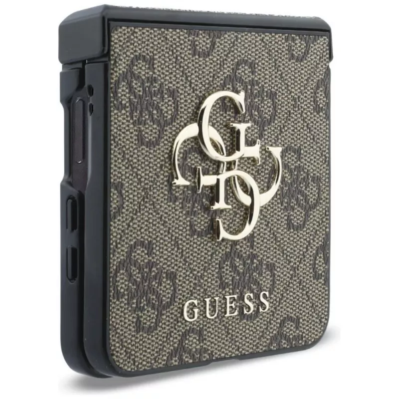 GUESS Big 4G Logo Hard Case für Samsung Galaxy Z Flip4 - Braun