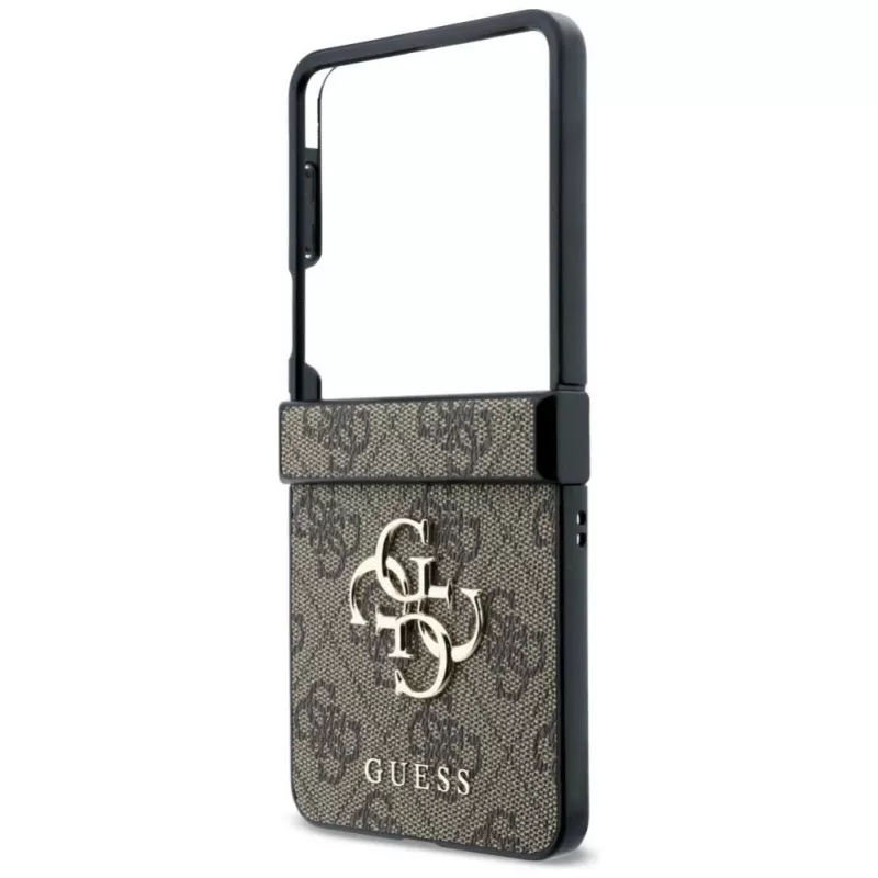 GUESS Big 4G Logo Hard Case für Samsung Galaxy Z Flip4 - Braun